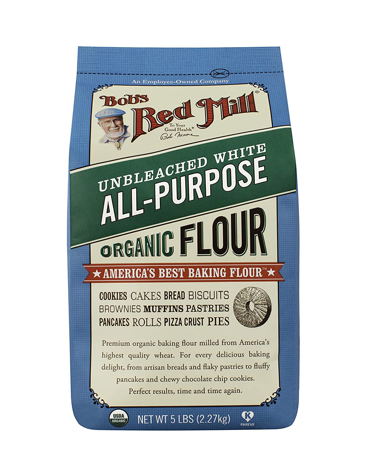 Unbleached White Flour (Organic) Bob's Red Mill EATwithOHASHI