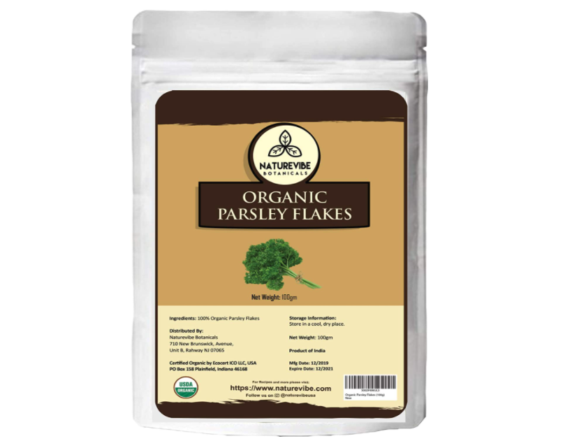 Parsley Flakes Naturevibe Botanicals EATwithOHASHI