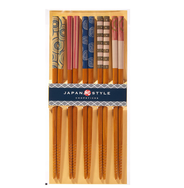 Bamboo Chopsticks 5pk (Made in Japan) EATwithOHASHI