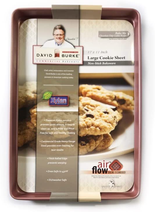David Burke Large Cookie Sheet 17x11 - Rose Gold
