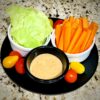 Vegetables and Spicy Miso Mayonnaise Dipping Sauce